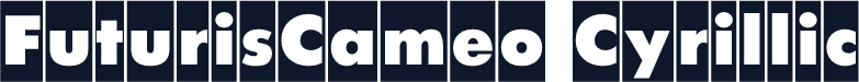 FuturisCameo Cyrillic