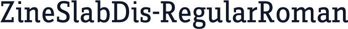 ZineSlabDis-RegularRoman