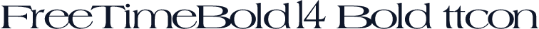 FreeTimeBold14 Bold ttcon