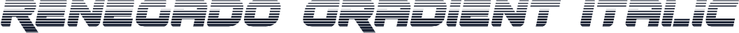 Renegado Gradient Italic