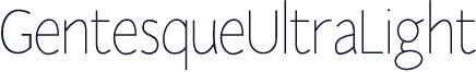 GentesqueUltraLight