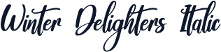 Winter Delighters Italic