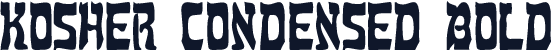 Kosher Condensed Bold