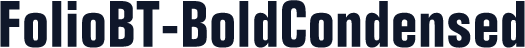 FolioBT-BoldCondensed
