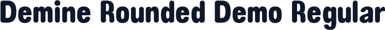 Demine Rounded Demo Regular