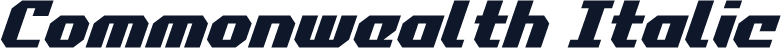 Commonwealth Italic