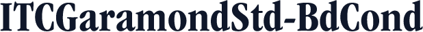 ITCGaramondStd-BdCond