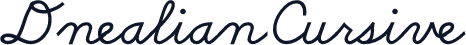 DnealianCursive