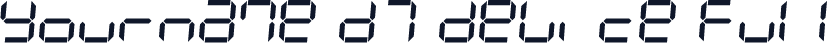 Yourname D7 Device Full