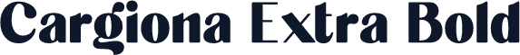 Cargiona Extra Bold