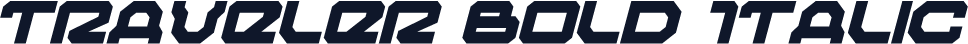 Traveler Bold Italic