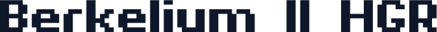 Berkelium II HGR