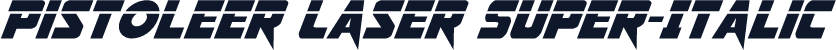 Pistoleer Laser Super-Italic