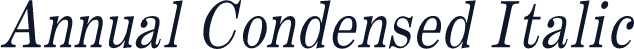 Annual Condensed Italic
