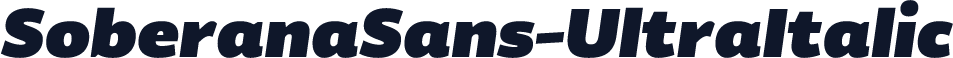 SoberanaSans-UltraItalic