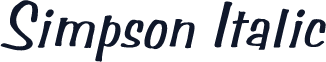 Simpson Italic