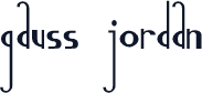 Gauss Jordan