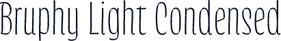 Bruphy Light Condensed