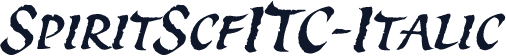 SpiritScfITC-Italic