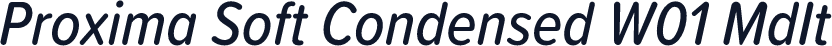 Proxima Soft Condensed W01 MdIt