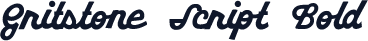 Gritstone Script Bold