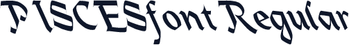 PISCESfont Regular