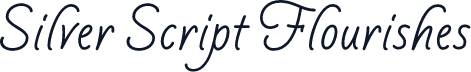 Silver Script Flourishes