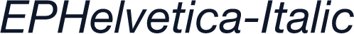 EPHelvetica-Italic