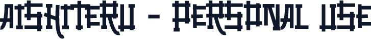Aishiteru - personal use