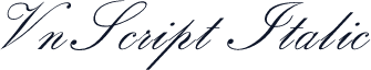 VnScript Italic