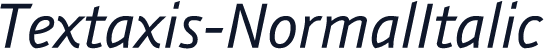 Textaxis-NormalItalic