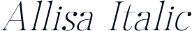 Allisa Italic