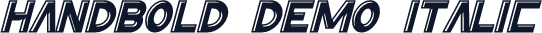 Handbold Demo Italic