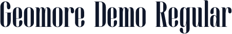 Geomore Demo Regular