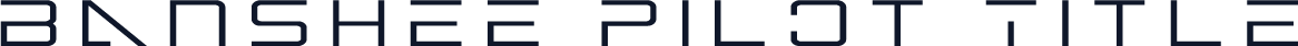 Banshee Pilot Title
