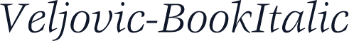 Veljovic-BookItalic