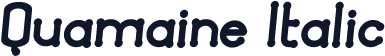 Quamaine Italic