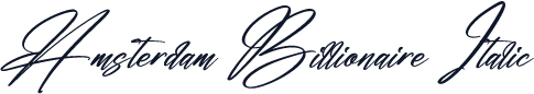 Amsterdam Billionaire Italic