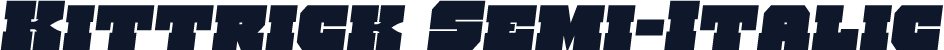 Kittrick Semi-Italic