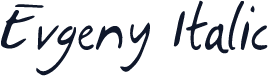 Evgeny Italic