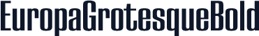 EuropaGrotesqueBold
