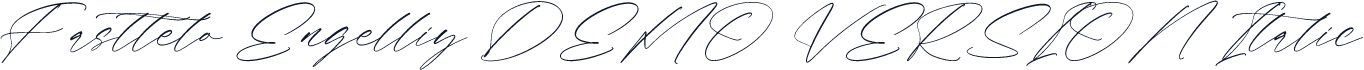 Fasttelo Engelliy DEMO VERSION Italic