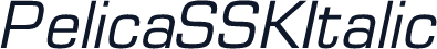 PelicaSSK Italic