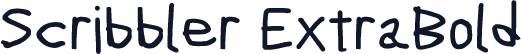 Scribbler ExtraBold