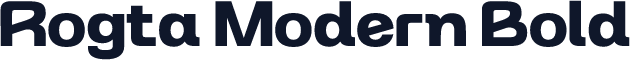 Rogta Modern Bold