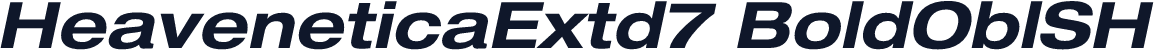 HeaveneticaExtd7 BoldOblSH