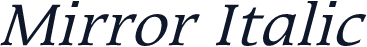 Mirror Italic
