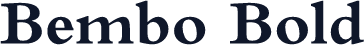Bembo Bold