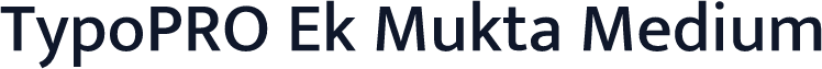 TypoPRO Ek Mukta Medium