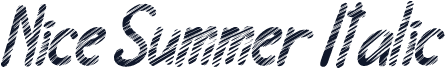 Nice Summer Italic